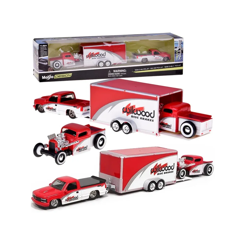Zestaw metalowych modeli Chevrolet 454 SS Pick-up i Chevrolet Pick-up