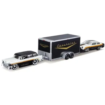 Maisto Licencjonowane auta metalowe Chevrolet Nomad 1955 i Vega 1971 ZA5863