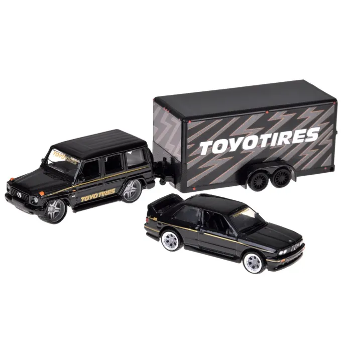 Metalowy model Mercedes-Benz G 1988 z widocznym hakiem do przyczepki