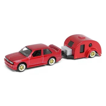 Maisto Licencjonowane Auto Metalowe BMW M3 1988 Przyczepa kempingowa ZA5967