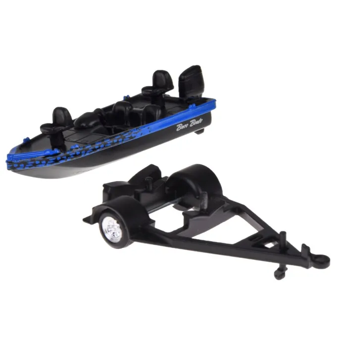 Realistyczne detale modelu Forda F-150 SVT Raptor i zestawu łódź-przyczepa