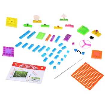 Mały elektryk Zestaw do budowy bloków elektronicznych 120 projektów ZA5241