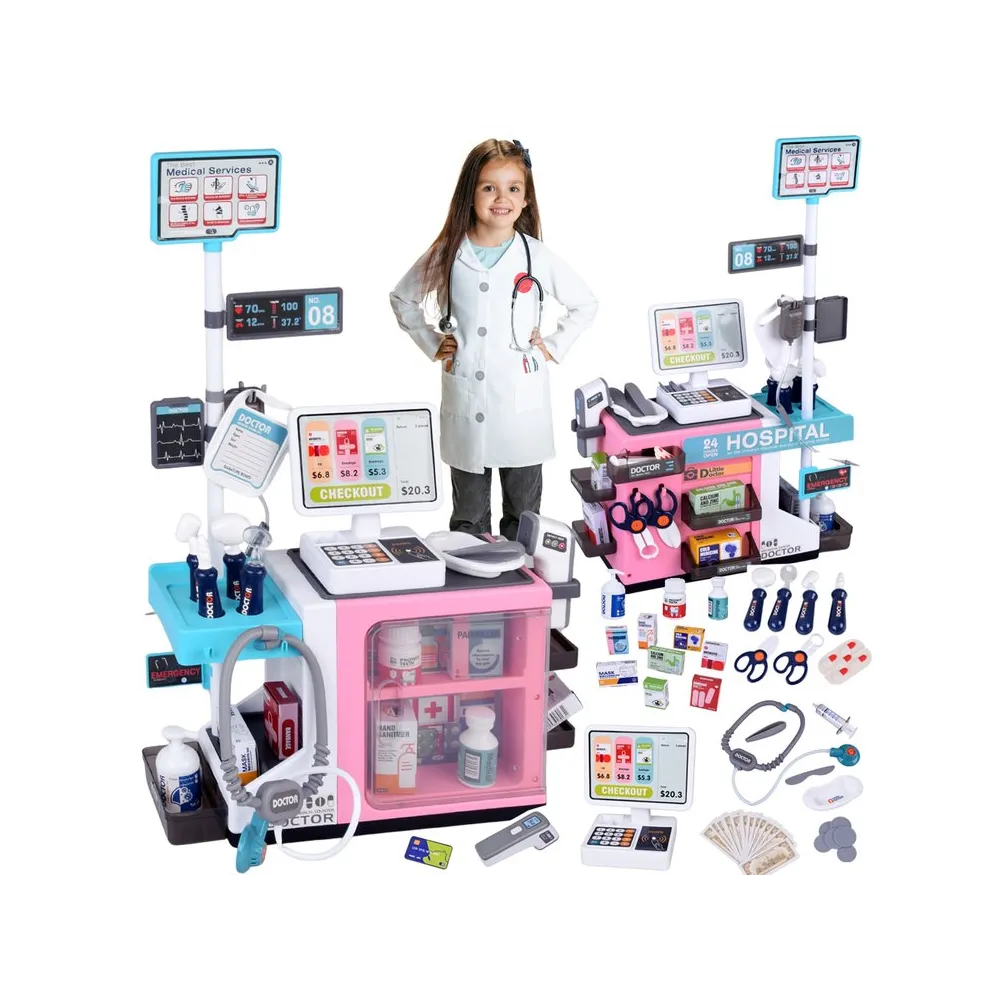 Zestaw Mały Lekarz centrum zdrowia z medycznymi akcesoriami dla dzieci