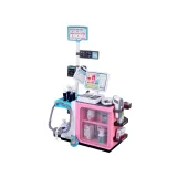 Zbliżenie na stetoskop z dźwiękiem bicia serca oraz termometr