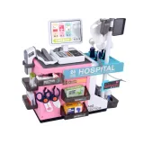 Akcesoria do zabawy w lekarza – strzykawka, kroplówka, narzędzia diagnostyczne