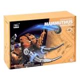 mechanizm poruszający w modelu mamuta widoczny z boku