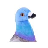 gołąbek pluszak ręcznie szyty z realistycznymi oczami z tworzywa