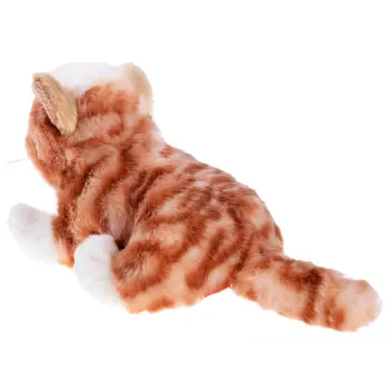 Maskotka kot rudy kotek leżący 30 cm pluszak 13736