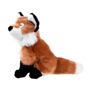 maskotka lisek z miękkiego pluszu prezentująca autentyczny wygląd