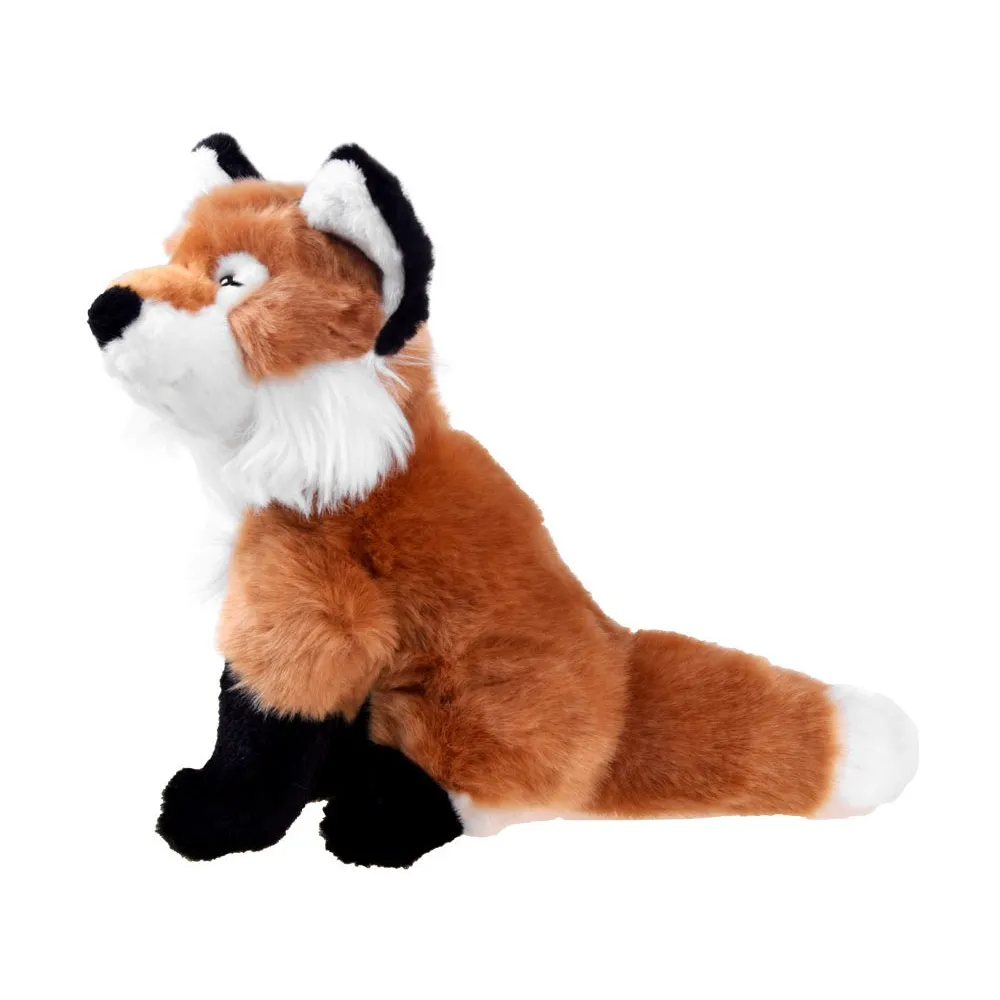 maskotka lisek z miękkiego pluszu prezentująca autentyczny wygląd