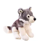 pluszak wilk ukazujący miękką sierść i kompaktowy rozmiar