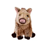 widok maskotki dzika z profilu ukazujący miękkie futerko