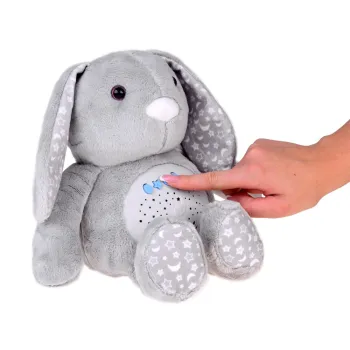 kołysanki i biały szum – funkcje maskotki projektora