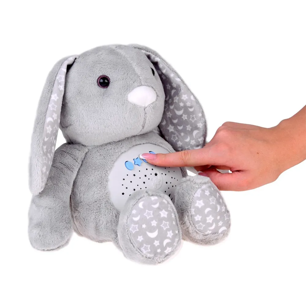 kołysanki i biały szum – funkcje maskotki projektora