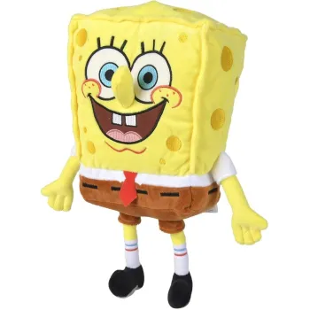 Pluszowa maskotka Spongebob Kanciastoporty 35 cm na jasnym tle