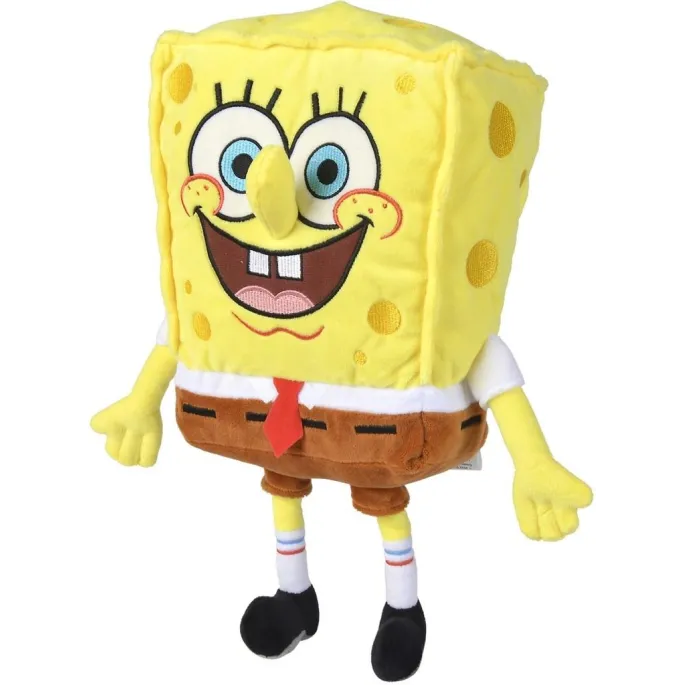 Pluszowa maskotka Spongebob Kanciastoporty 35 cm na jasnym tle