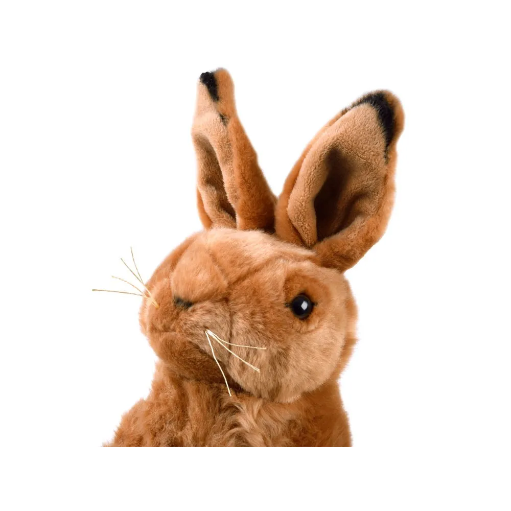 Realistyczna maskotka królika z charakterystycznymi uszami i oczkami