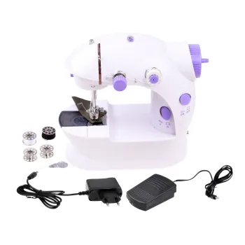 Maszyna do szycia dla dzieci prawdziwa napęd nożny zestaw igła nitka ZA4166