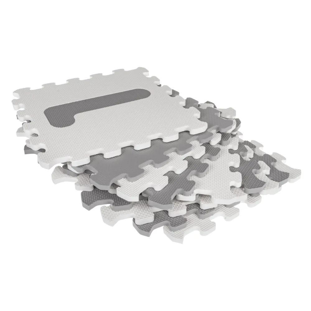 połączone elementy maty z widoczną edukacyjną cyfrą