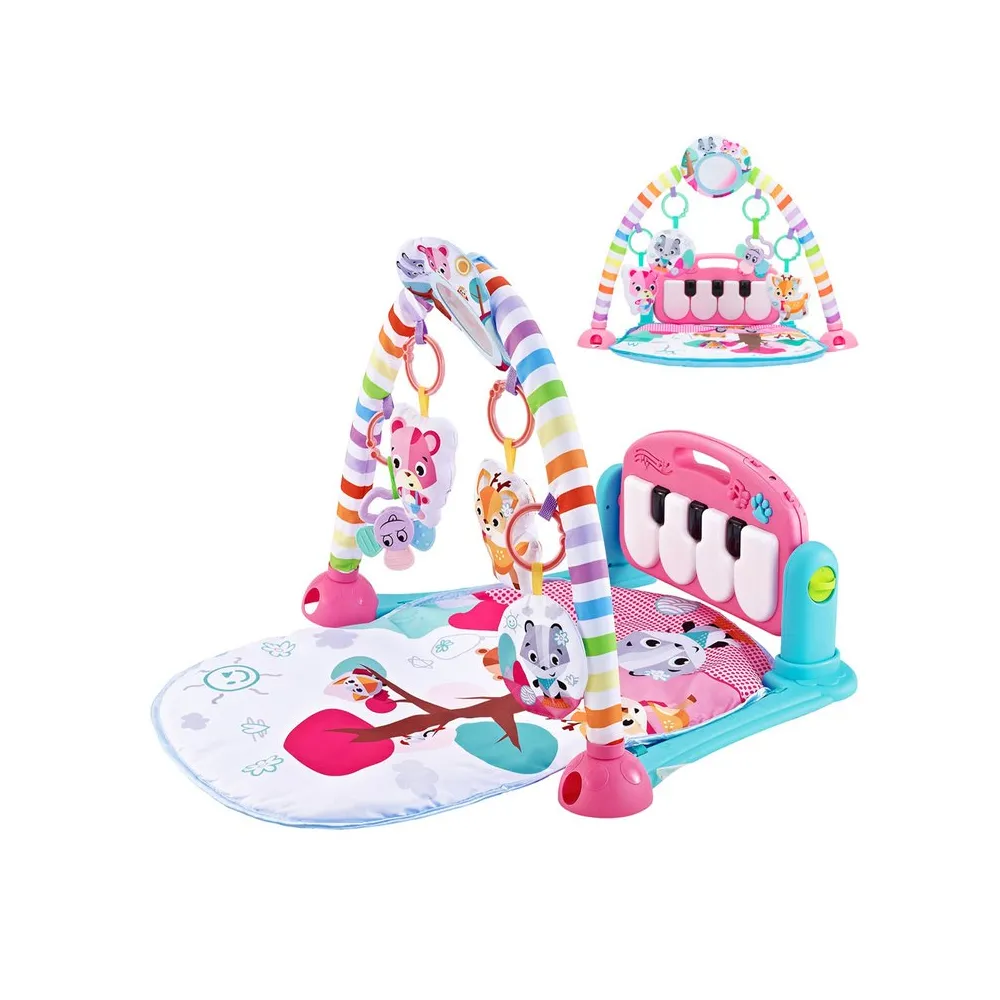 mata edukacyjna z kolorowym pianinkiem i projektorem dla dzieci