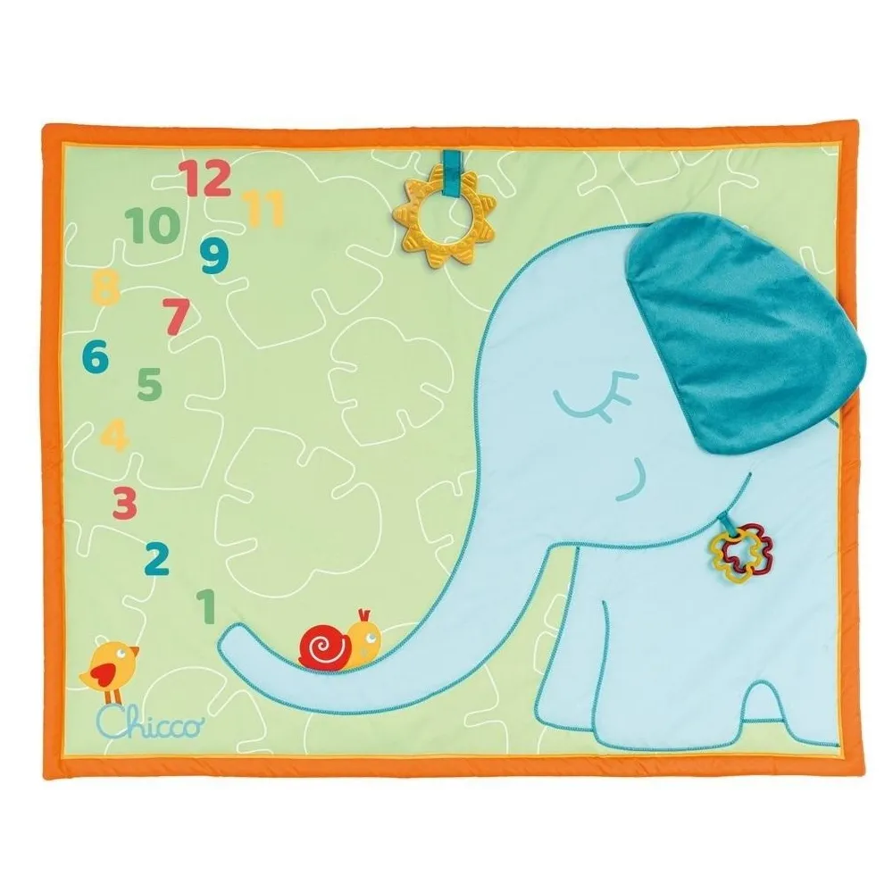 Mata do zdjęć Śłonik Eco+ z elementami sensorycznymi dla dzieci