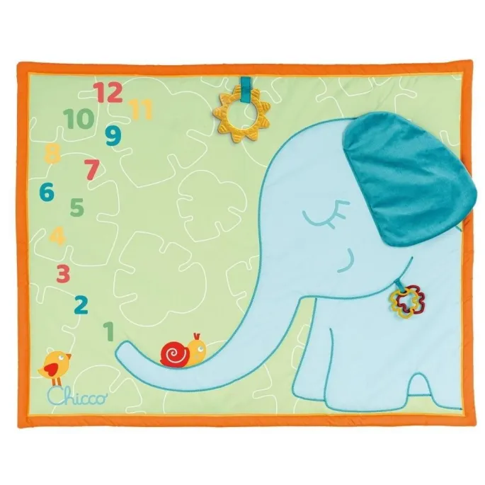 Mata do zdjęć Śłonik Eco+ z elementami sensorycznymi dla dzieci