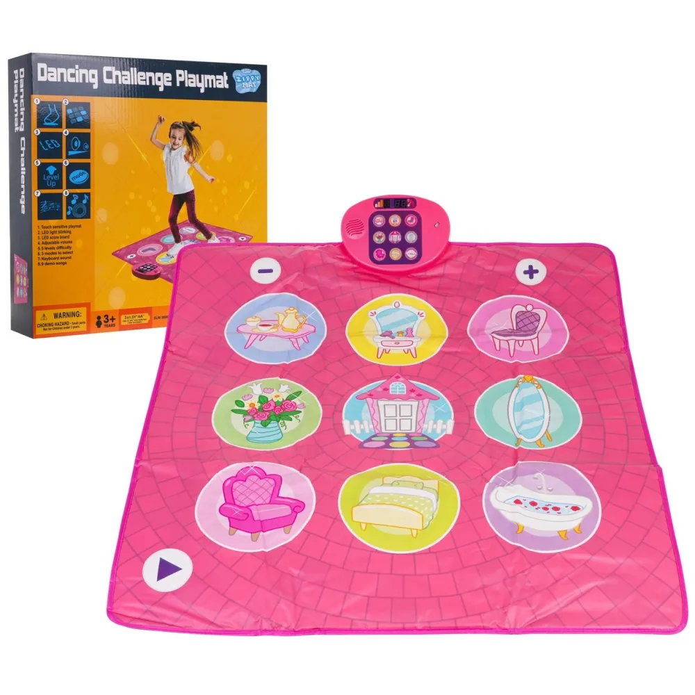 mata taneczna w wersji dom podczas aktywnej zabawy dziecka