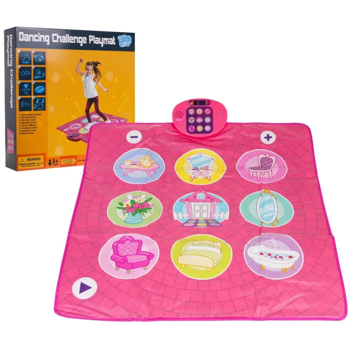 mata taneczna w wersji dom podczas aktywnej zabawy dziecka