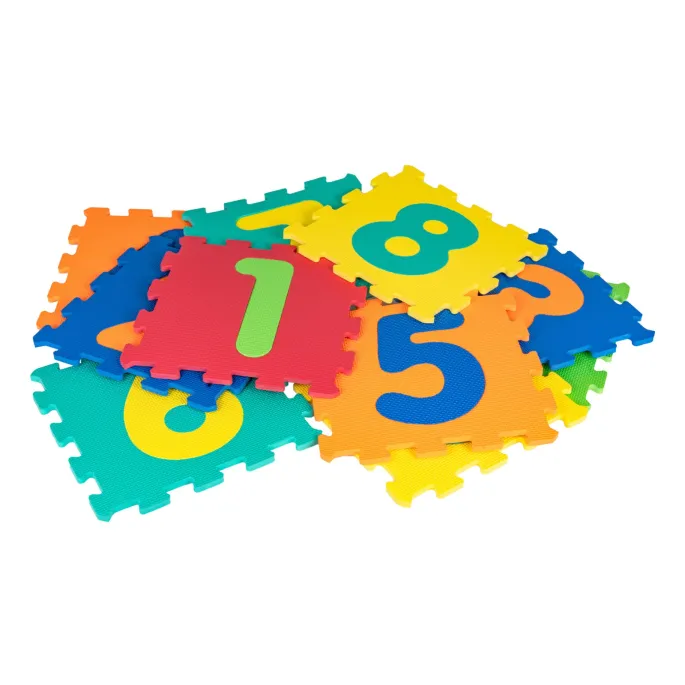 Wyjmowane cyfry z piankowych puzzli do nauki liczb dla dzieci