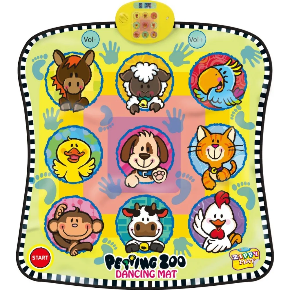 mata zręcznościowa zwierzątka rozłożona na podłodze