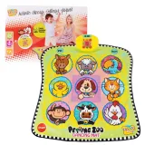 widok całej maty do gry z elementami dla rąk i stóp