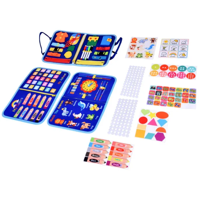 Zamykana teczka książeczki z uchwytami, widok produktu w całości