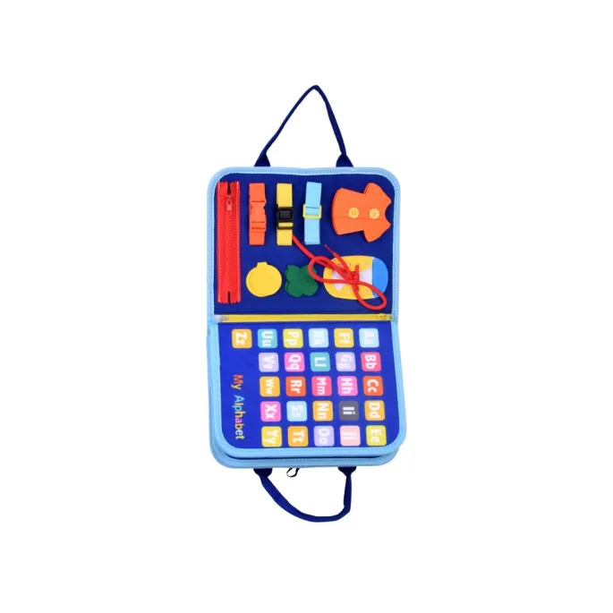 Edukacyjna tablica suchościeralna z zestawem markerów dla dzieci