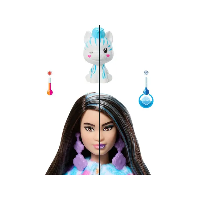 Barbie wraz z mini figurką zwierzątka z kolekcji Cutie Reveal