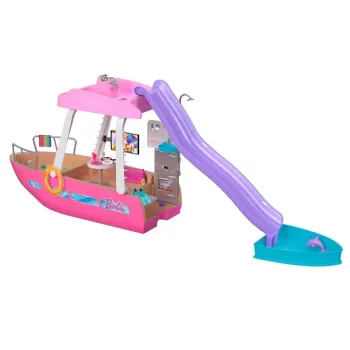 Mattel Barbie Motorówka dla lalek z TRANSFORMACJA WNĘTRZ + akcesoria ZA6042