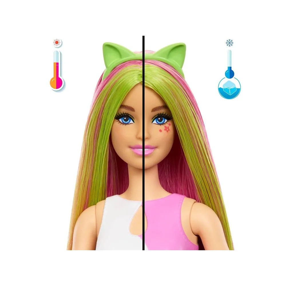 Kolorowy kubek z pokrywką i kocimi uszami jako opakowanie zestawu