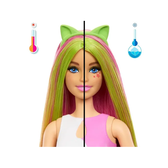 Kolorowy kubek z pokrywką i kocimi uszami jako opakowanie zestawu