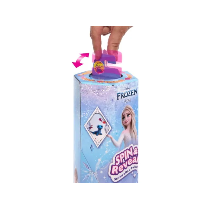 Zbliżenie na miękkie włosy i stylizację lalki Elsa