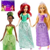 zestaw trzech lalek disney princess ariel tiana roszpunka 28 cm