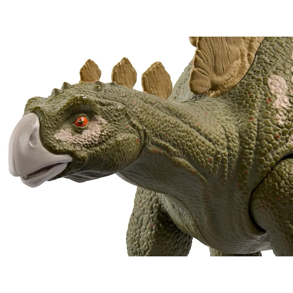 Hesperosaurus z widocznymi płytami kostnymi na grzbiecie