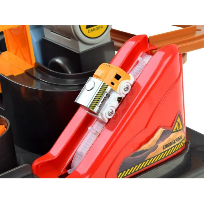 Zestaw z cyfrowym zegarem na wieży toru