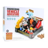 Widok całego kompletu gotowego do zabawy w tematycznym otoczeniu