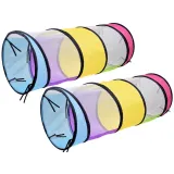 trójkątny namiot z tarczą do rzucania piłeczek