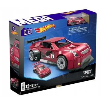 model Cadillac ATS-VR Hot Wheels z realistycznymi detalami i tylnym spojlerem