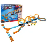 Fragment dekoracyjnych akcesoriów dołączonych do toru wyścigowego