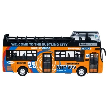 detal wnętrza zabawkowego autobusu z podświetleniem