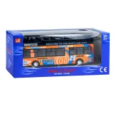 widok z góry na model autobusu z realistycznymi detalami