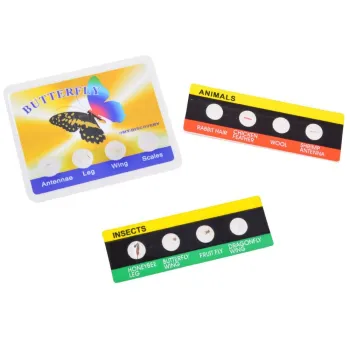 bogaty zestaw akcesoriów do mikroskopu dla dzieci