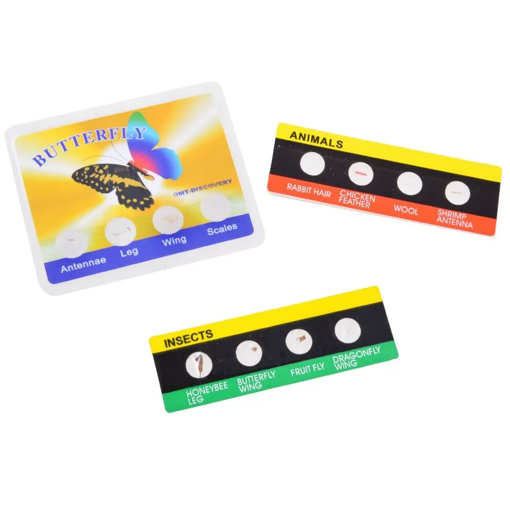 bogaty zestaw akcesoriów do mikroskopu dla dzieci