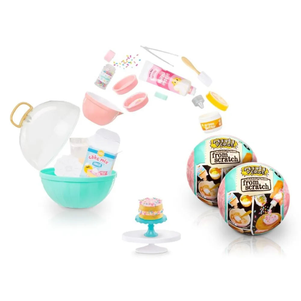 Zestaw MGA's Miniverse z miniaturowymi składnikami do tworzenia jedzenia